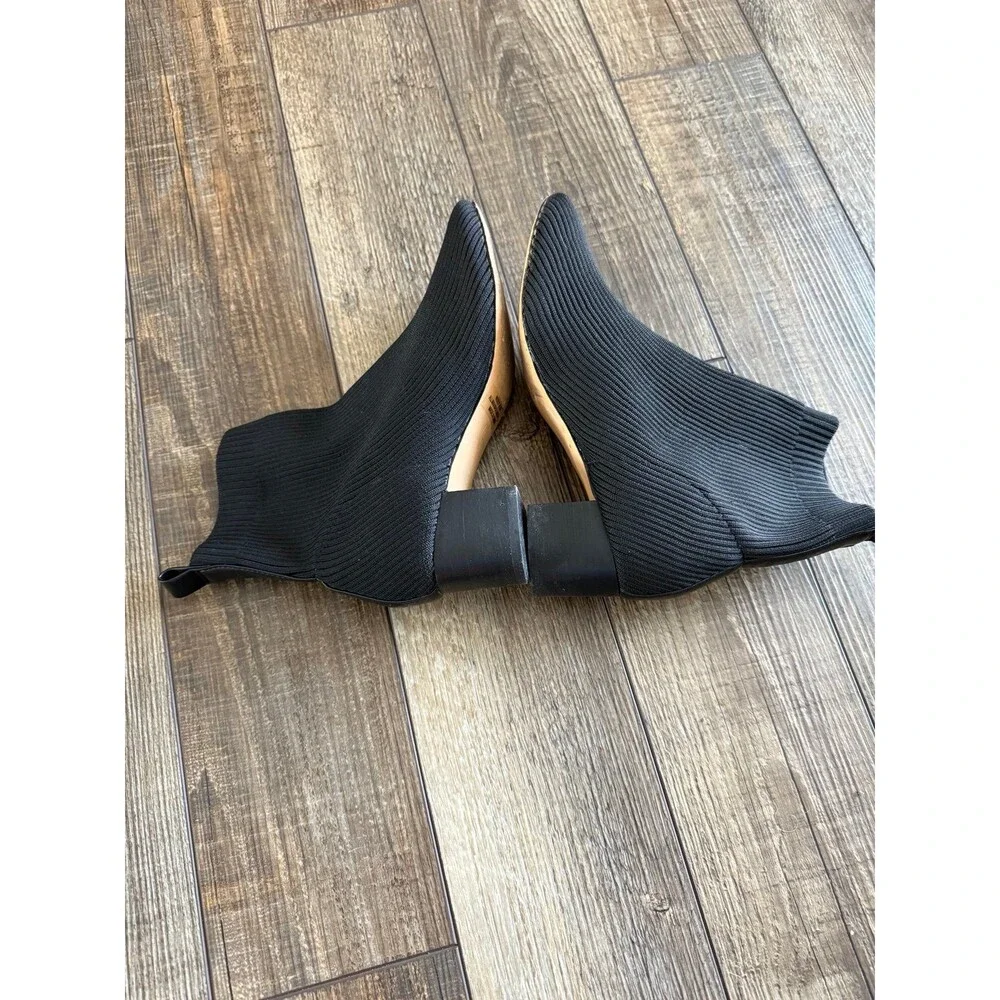Cushionaire Neely Knit Bootie Sz. 6.5 Black